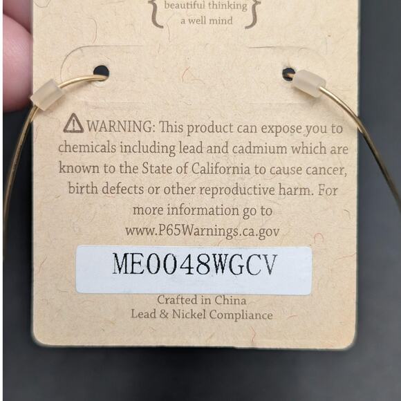 Eunoia Gold Tone Dangle Earrings Long Clover Drop Modern Fashion Jewelry NYC - Picture 2 of 4